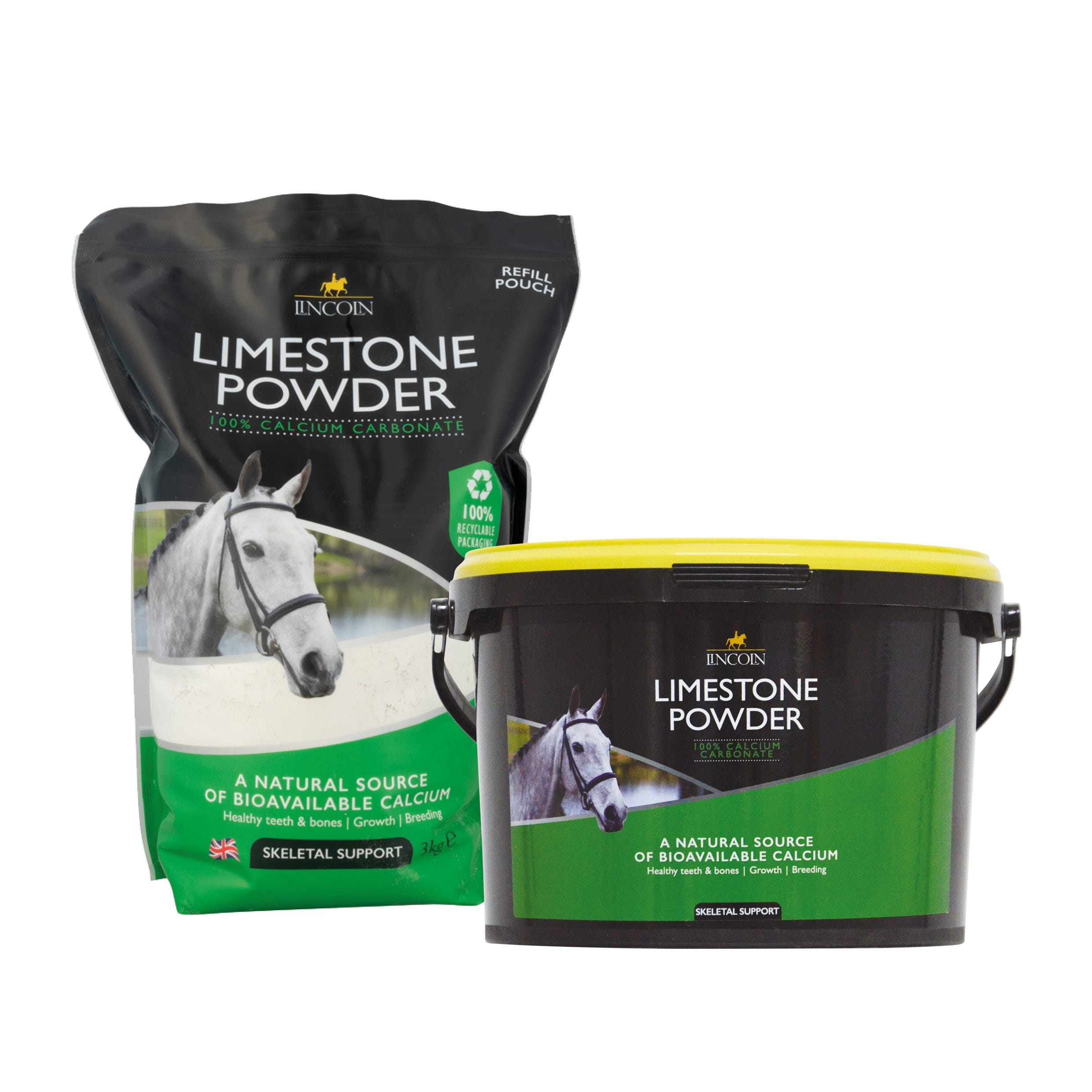 Lincoln Limestone Powder - Tub &amp; Pouch Bundle image 1